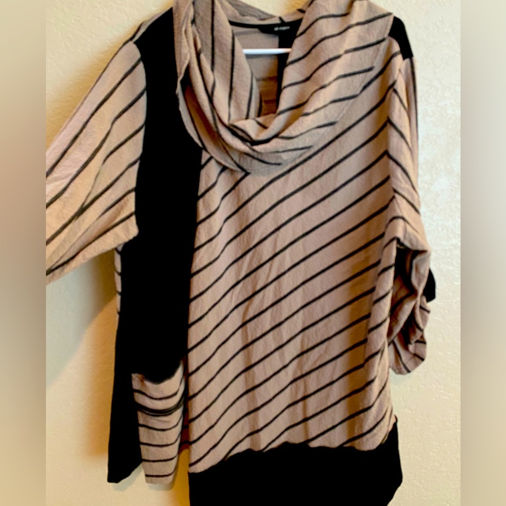 Ali miles turtleneck blouse